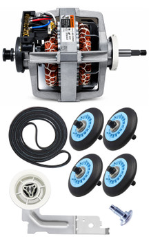 Samsung DV422EWHDWR/AA-00 Dryer Motor Rollers Belt Pulley Kit