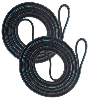 Whirlpool 7MWGD1601AW2 Dryer Motor Drum Belt (2 Pack)
