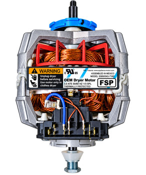 Amana NED4700YQ0 OEM FSP Dryer Drive Motor & Pulley