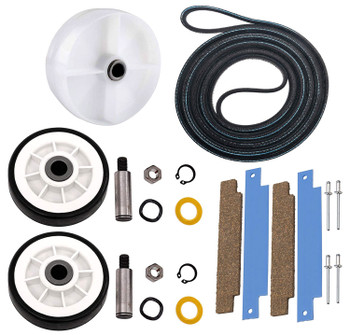 Maytag GDG212 Dryer Rollers Pulley Slides Belt Repair Kit