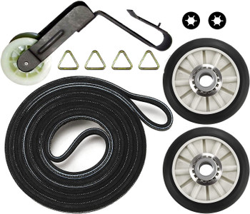 Roper RED4100SQ0 Dyer Drum Rollers Idler Pulley Belt Kit