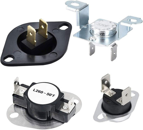 Amana NED7200TW10 Dryer Thermostat Thermal Thermistor Fuses Kit