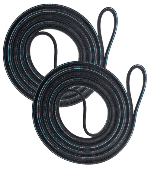 Whirlpool 7MWG66705WM1 Dryer Motor Drum Belt (2 Pack)