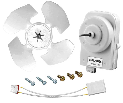 Whirlpool KSRP25FTBT00 Refrigerator Condenser Fan Motor & Blade