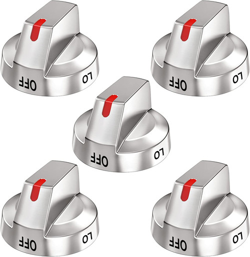 Samsung NX58M6850SS/AA-00 Oven Range Top Burner Knobs (5 Pack)