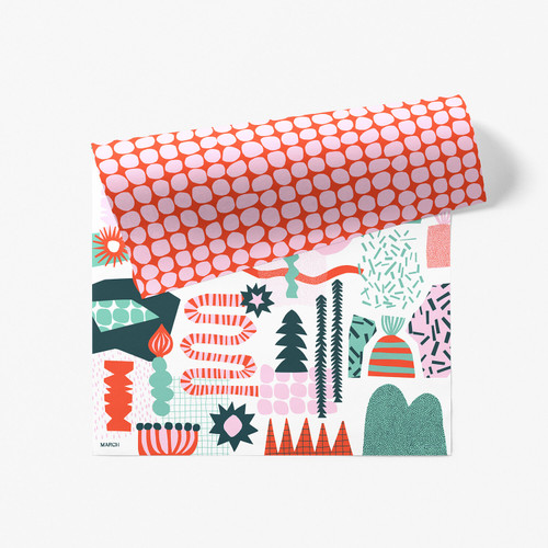 Winterland Double Sided Gift Wrap