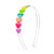 Centipede Neon Heart Headband