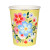 Bright Floral Party Cups