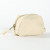 Natural Clamshell Canvas Pouch