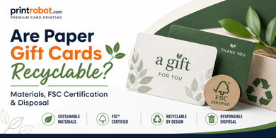 Are Paper Gift Cards Recyclable? Materials, FSC Certification & Disposal