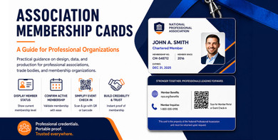 Association Membership Cards: A Guide for Professional Organizations