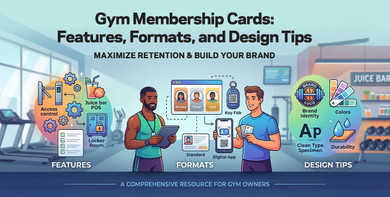 Gym Membership Cards: Features, Formats, and Design Tips