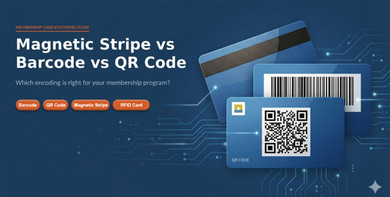 Magnetic Stripe vs Barcode vs QR Code: Which is Best for Membership Cards?