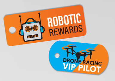 Custom plastic key tags sale