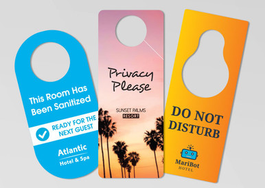 Plastic Door Hangers Design & Printing