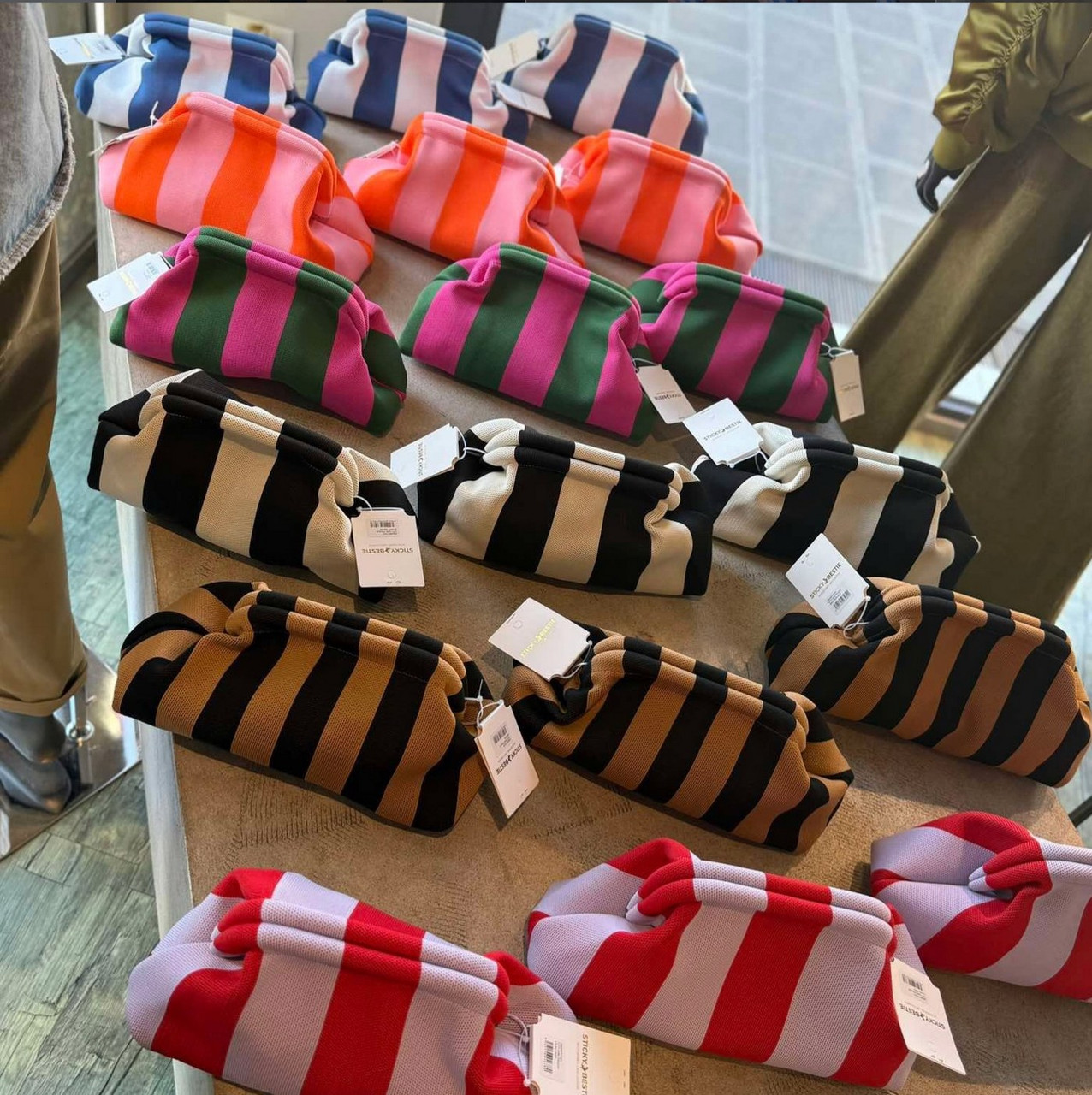 Stickybestie bags in store Italy