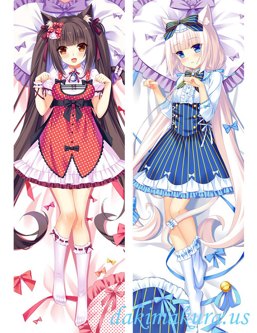 Nekopara Anime Dakimakura Japanese Love Body Pillow Cover 924
