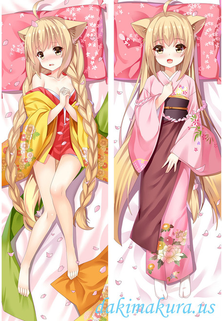 Yuzu Anime Dakimakura Japanese Love Body Pillow Case 934
