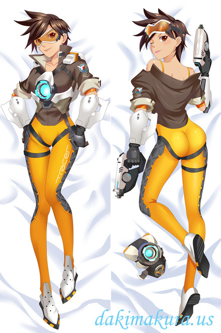 Tracer - Overwatch Body Anime Cuddle Pillow Covers 1015