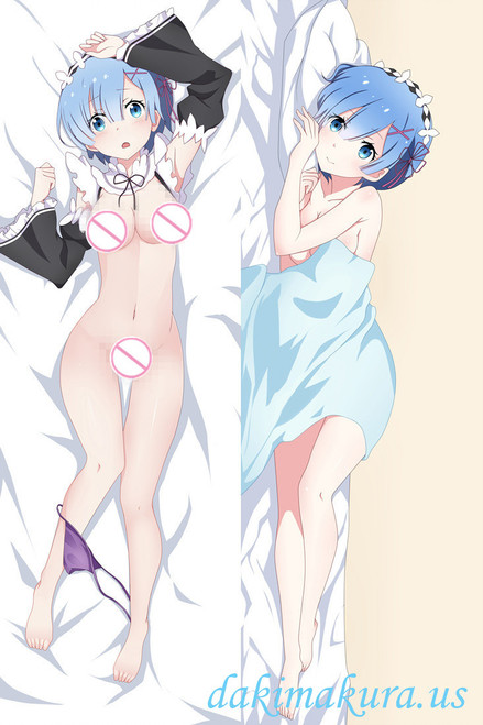 Rem - Re Zero Anime Dakimakura Japanese Hugging Body Pillow Cover 1036