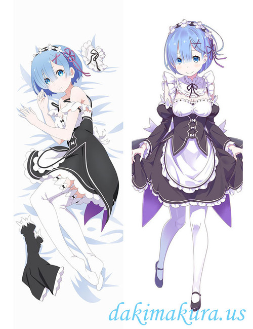 Rem - Re Zero Full Body Pillow Anime Waifu Japanese Anime Pillow Case 1055
