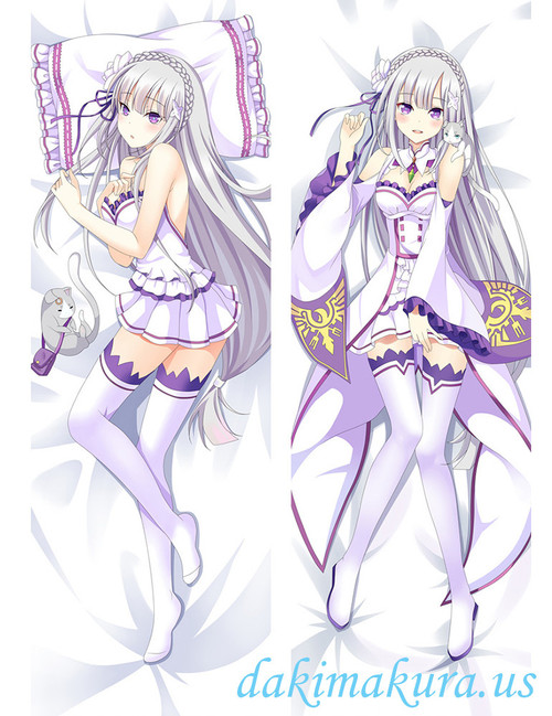 Emilia - Re Zero Japanese Big Anime Hugging Pillow Case 1066 Emilia - Re Zero Japanese Big Anime Hugging Pillow Case 1066