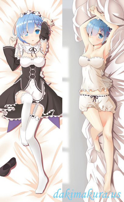 Rem - Re Zero Anime Dakimakura Japanese Hugging Body Pillow Cover 1070 Rem - Re Zero Anime Dakimakura Japanese Hugging Body Pillow Cover 1070