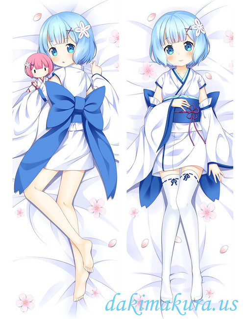 Rem - Re Zero Japanese Hugging Body Pillowcase 1073 Rem - Re Zero Japanese Hugging Body Pillowcase 1073