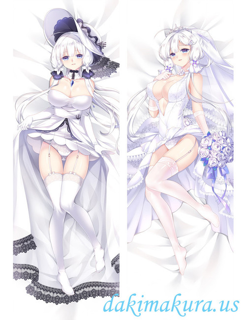 Hms Illustrious - Azur Lane Anime Dakimakura Japanese Hugging Body Pillow Cover 1210
