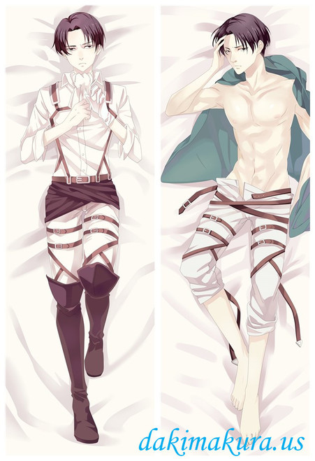 Levi Ackerman - Attack On Titan Hugging Body Anime Cuddle Pillow Covers 1523 Levi Ackerman - Attack On Titan Hugging Body Anime Cuddle Pillow Covers 1523