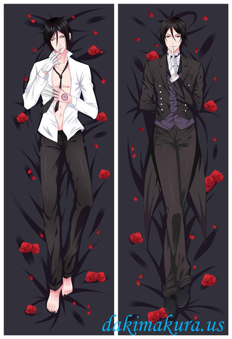 Sebastian Michaelis Dakimakura Japanese Hugging Body Pillowcase 1543 Sebastian Michaelis Dakimakura Japanese Hugging Body Pillowcase 1543