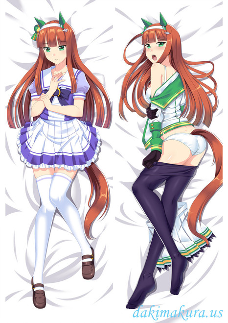 Silence Suzuka-Pretty Derby Japanese Character Body Dakimakura Pillow Cover 1679