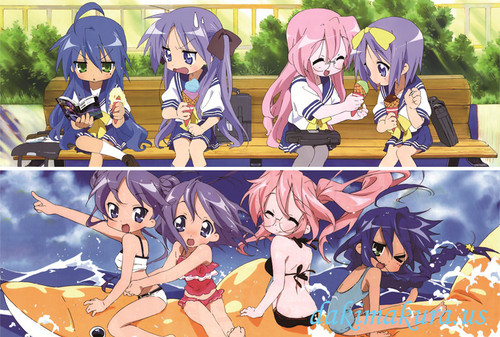 Lucky Star Japanese Hug Dakimakura Pillow Case Online 2069