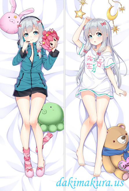 Anime Eromanga Sensei Giri Kawaii Dakimakura Hugging Body Pillow Case Cover 2606
