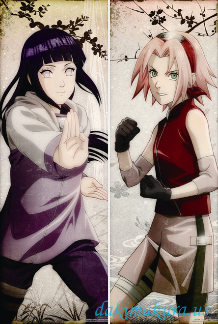 Naruto - Sakura Haruno - Hinata Hyuga Anime Dakimakura Japanese Pillow Cover 2713
