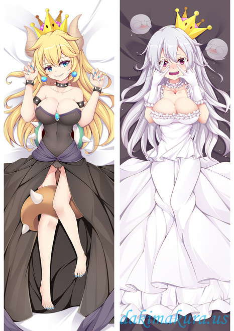 Super Mario Bowsette Princess Bowser New Hug Dakimakura Pillow 3011