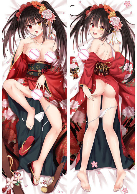 Date A Live Nightmare Tokisaki Kurumi Anime Dakimakura Japanese Love Body Pillow Cover 3262