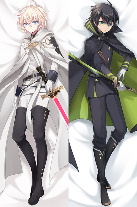 New Seraph Of The End Anime Male Mikaela Hyakuya And Yuichiro Hyakuya Full Body Waifu Japanese Anime Pillowcases 3453