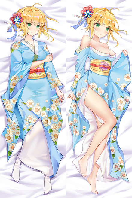 Fate Grand Order Saber Anime Dakimakura Japanese Love Body Pillowcases 3536