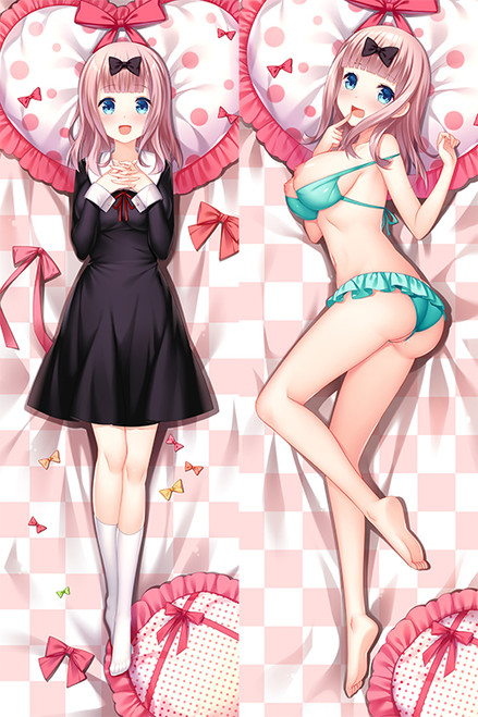 Fujiwara Chika Kaguya-Sama Love Is War Anime Body Dakimakura Japenese Love Pillowcover 3657