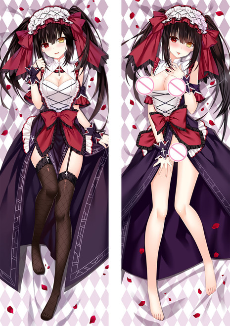 Date A Live Nightmare Tokisaki Kurumi Dakimakura 3D Pillow Japanese Anime Pillowcase 3779 Date A Live Nightmare Tokisaki Kurumi Dakimakura 3D Pillow Japanese Anime Pillowcase 3779