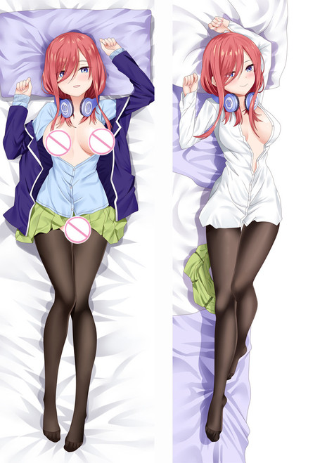The Quintessential Quintuplets Nakano Miku Dakimakura 3D Pillow Japanese Anime Pillowcase 3843