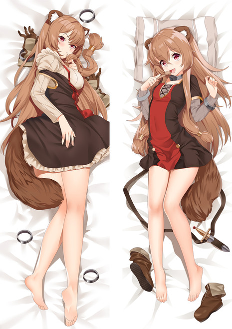 The Rising Of The Shield Hero Raphtalia Anime Dakimakura Japanese Love Body Pillow Cover 3855
