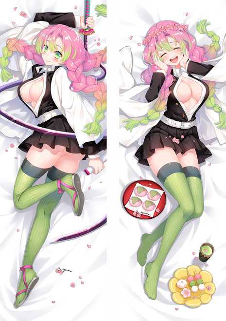 Kimetsu No Yaiba Kanroji Mitsuri Anime Dakimakura Japanese Love Body Pillow Cover 3873