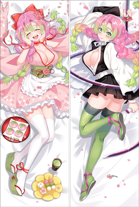Kimetsu No Yaiba Kanroji Mitsuri Dakimakura 3D Pillow Japanese Anime Pillowcase 4047