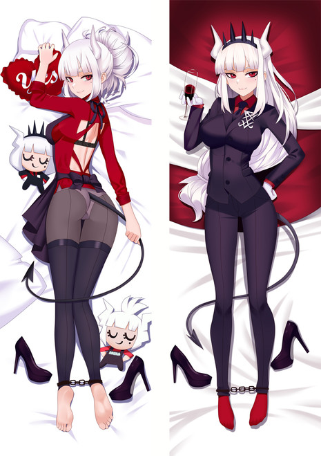 Helltaker Lucifer Anime Dakimakura Japanese Hugging Body Pillowcover 4133