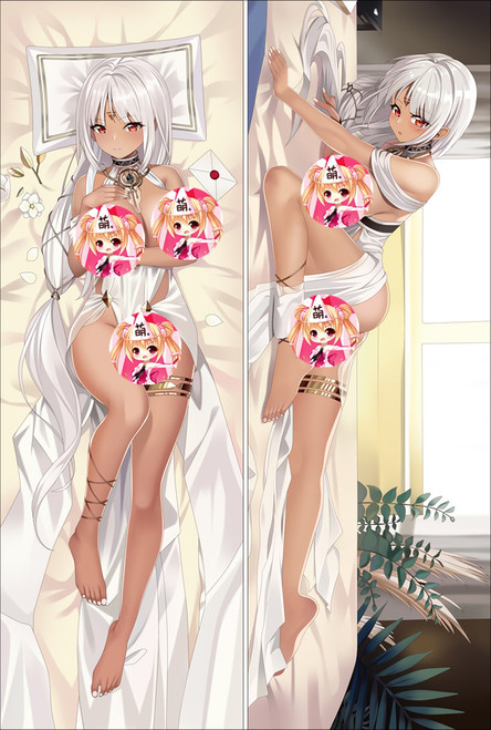 Azur Lane Massachusetts Anime Dakimakura Japanese Hugging Body Pillowcover 4159