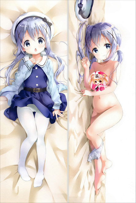 Is The Order A Rabbit Chino Kafu Full Body Waifu Japanese Anime Pillowcases 4218