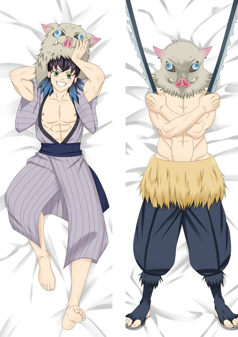 Demon Slayer Kimetsu No Yaiba Hashibira Inosuke Anime Dakimakura Pillow Japanese Hugging Body Pillowcase 4242