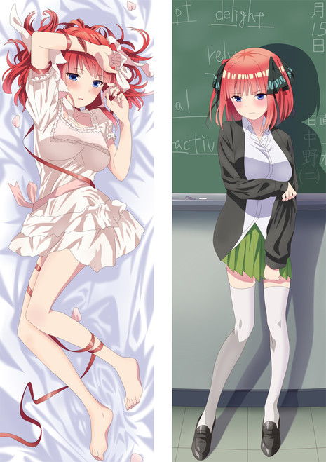 The Quintessential Quintuplets Nino Nakano Anime Dakimakura Japanese Hugging Body Pillowcover 4263